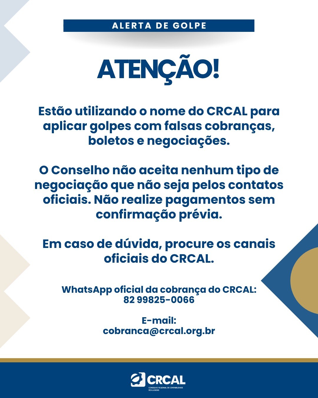 ALERTA DE GOLPE